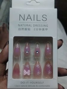 Natural Dressing False Nails