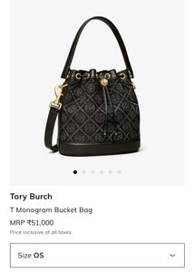 Tory Burch T Monogram Bucket Bag