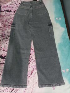 SHEIN Grey Denim Jeans