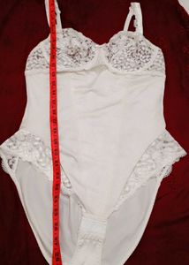 Very Sexy Lace Satin Bodysuit