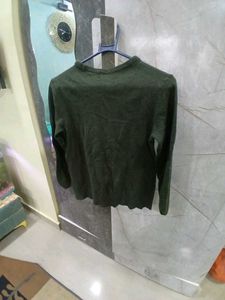 H&amp;M Olive Green Knit Sweater - Size S