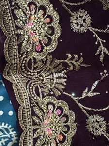 HEAVY Embroidered Purple/Violet Kurta Set