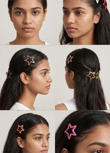 Star-Shaped Hair Clips – 2 Piece Set
