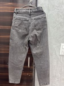Zudio Grey Wash Mom Fit Jeans