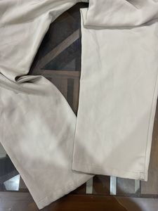 Women's Beige Wide-Leg Pants