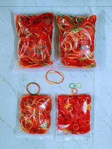 Bulk Package Rubber Bands 3 sizes - Assorted Color