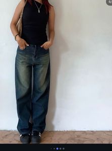 Tinted Washed Denim Pant