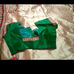 Designer Embroidered Saree with Blouse