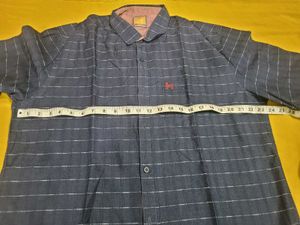 Blue Plaid Long Sleeve Shirt