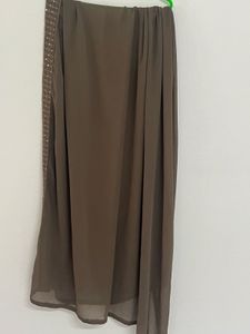 Elegant Brown Sequined Kurta Set