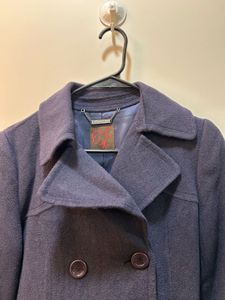 Classic Double-Breasted Wool Coat