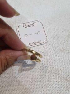 Gold tone Stainless Steel Ring