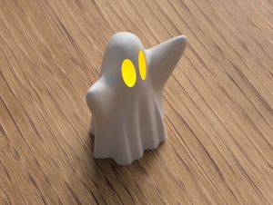 Halloween Ghost 3d Printed With Free Booty