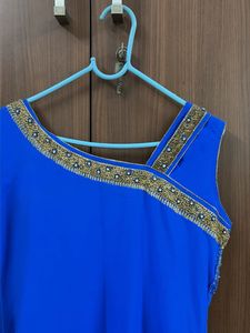 Royal Blue Kurta Plazzo Set