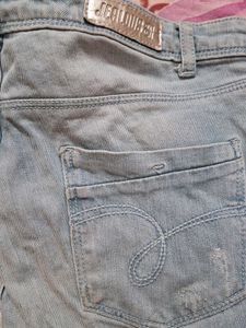 Light Blue Distressed Jeans