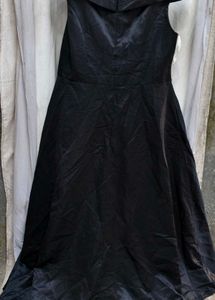 I. Elegant Black Off-Shoulder Gown