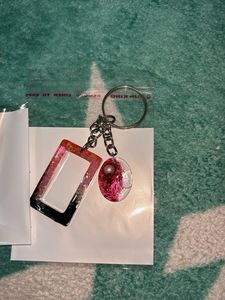 Resin Keychain with Charms wit