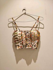 Printed Crop Top