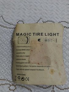 Blue Car Tyre Led Light with Motion Sensor