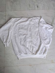 Unique Embroidered White Sweatshirt