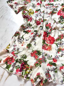 Floral Print Romper