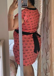 Cute Bow Print dress