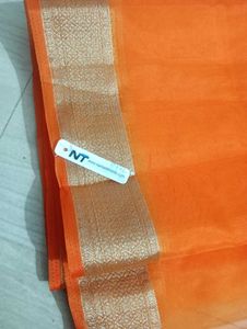 New Multicolour Ombre Organza Saree