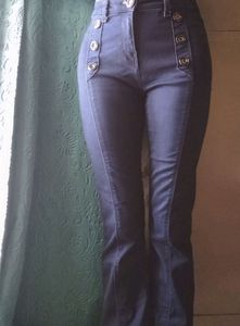 TOKYO TALKIES BELL BOTTOM WOMEN'S JEANS.