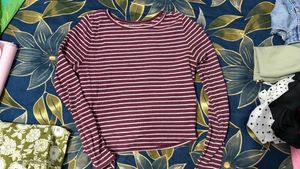 Striped Long Sleeve Top