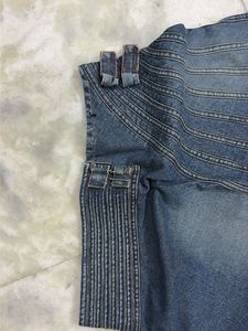 Denim Skirt with Unique Details