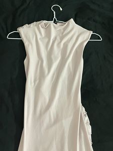 Elegant Ruched Sleeveless Dress