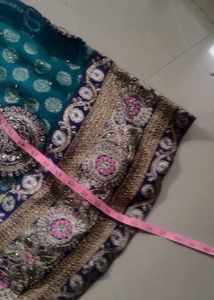Beautiful Teal Lehenga Choli Set