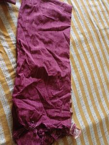 Embroidered Maroon Kurta,pant and dupatta