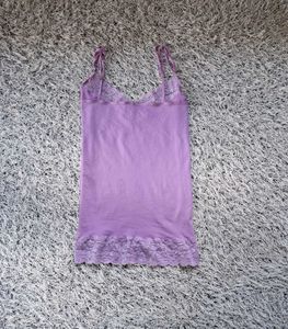 Purple Lace Trim Camisole