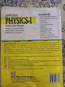 Applied Physics I: Fields &amp; Waves | College Book