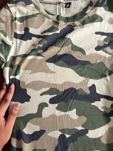 H&amp;M Camouflage Print Dress
