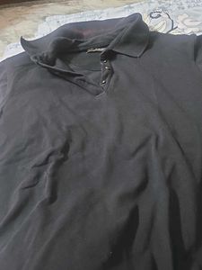 Classic Black Polo T-Shirt...price Drop