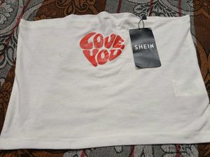 Cute "Love You" Heart Graphic Tee
