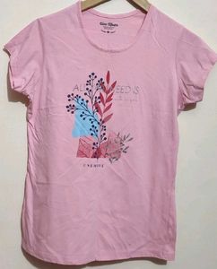 Pink T-shirt For Baby Girl 7-8 Year
