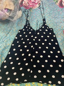 36 38 Size Very Smart Polka Dots Top Used OnceOnly