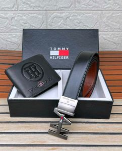 Tommy Hilfiger Belt and Wallet Set