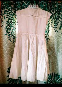 Chic White Lace Detail Dress