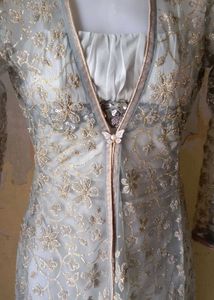 Elegant Embroidered Ethnic Gown