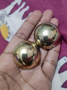 Gold Toned Statement Earrings