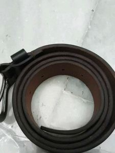 Classic Black Leather Belt