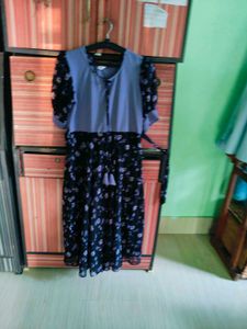 Beautiful Floral Print Ethnic Gown