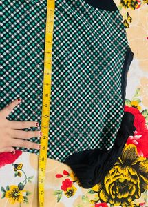 combo Green Checked winter tops for girls