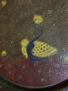 Decorative Peacock brass  Plate