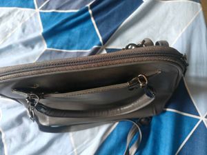 Stylish Grey Quilted Handbag