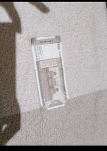 original 500 Rs note unique no786